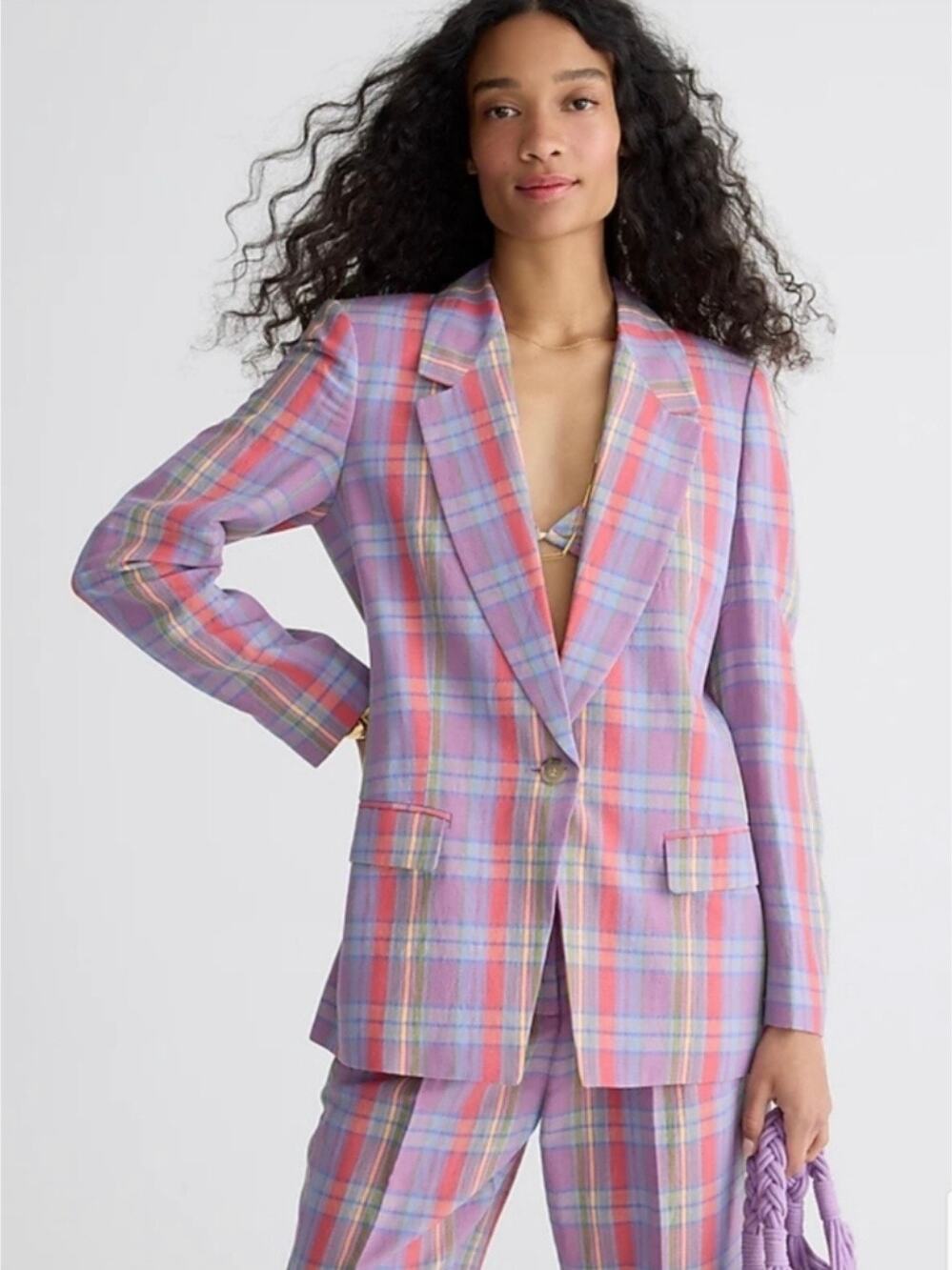 J. Crew Collection Lineasse Willa Blazer Pantsuit Set